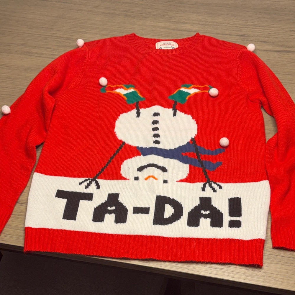 Daisys Boutique Red Christmas Sweater